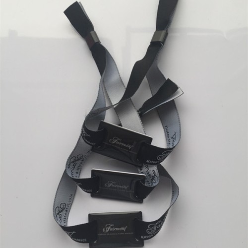 PVC + epoxi Topaz 512 Chip NFC tyg armbandTyg/vävda NFC armband