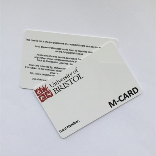 Käyttää ohjausobjektin FM11RF08 1 k tavua RFID fiksu korttipeliTulostettava NFC kortti
