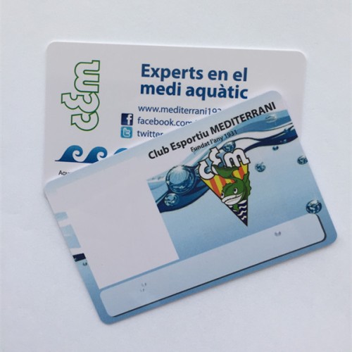 CYMK tryckt NTAG203 NFC betalkort med fabrikUtskrivbara NFC kort