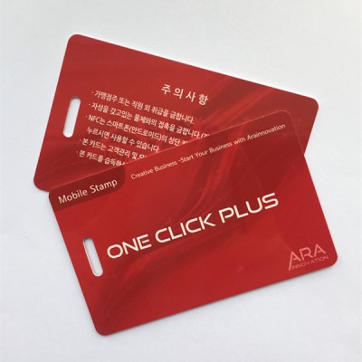 Type 2 Printed Ntag213 Plastic NFC Staff Card