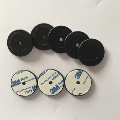 13,56 MHZ Anti-Metall Ntag213 NFC ABS Disc-Tag mit KleberABS NFC Disc Tag Aufkleber