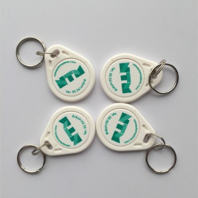 13.56 m h Z ABS 888 바이트 2 형 Ntag216 NFC Keyfob