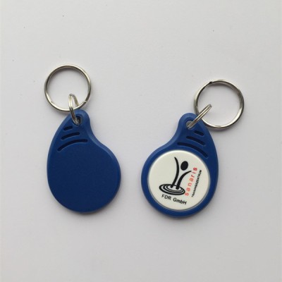 13.56MHZ ABS Type 2 Ntag213 NFC Keyfob With logo