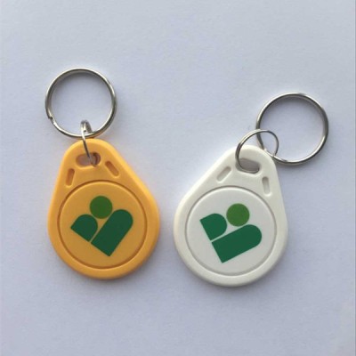 Logo Printed Ntag203 NFC ABS Keyfob 