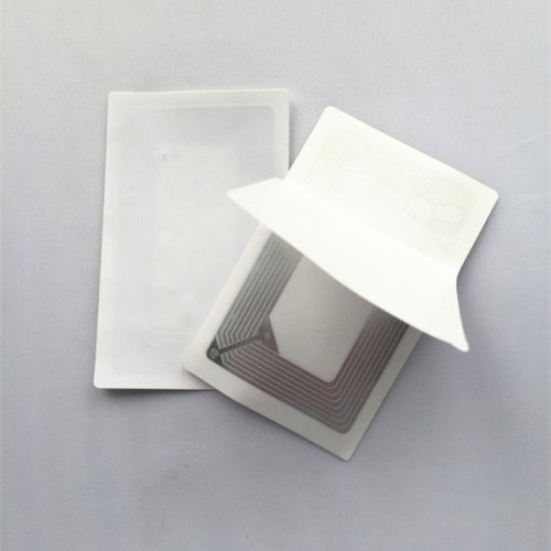 86x54mm Classic 1k RFID Paper adhesiu blancNFC adhesiu