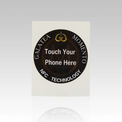 Circle 38mm  Ntag216 NFC Paper Sticker