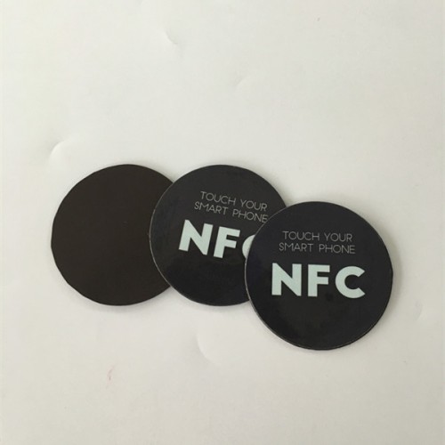 Circle30mm Fridge Magnet Ntag213 NFC StickerOn Metal NFC Sticker