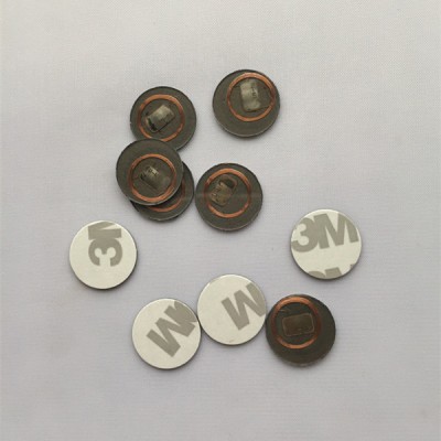 Dia18mm anti-Metal Ntag213 transparente Disc NFC Tag