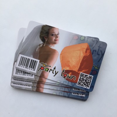 Code 128  Barcode Membership Plastic  Cards