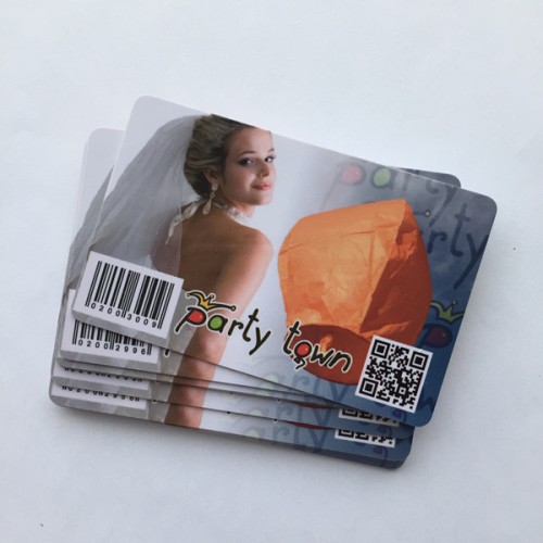 Code 128  Barcode Membership Plastic  CardsStandard Plastic Cards