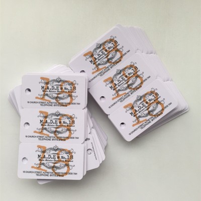 Cr80 3 up Plastic Loyalty Keychain Cards
