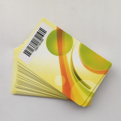 Cr80 EAN 8  Barcode Plastic Member Cards 