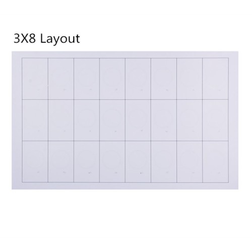3x8 Layout  13.56MHZ Fudan F08 RFID Card InlayRFID Inlay