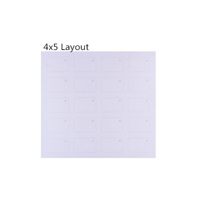 4x5 Layout MF DESFire EV12K RFID Card Inlay