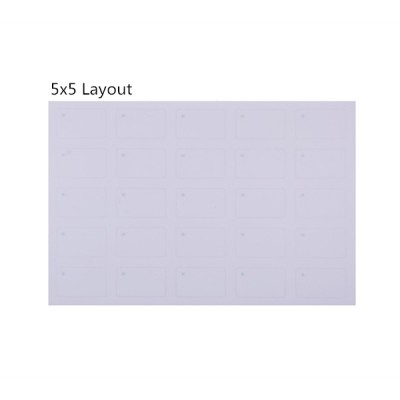 5x5 Layout Aluminum Antenna ICODE Sli RFID Card Inlay ,ISO15693