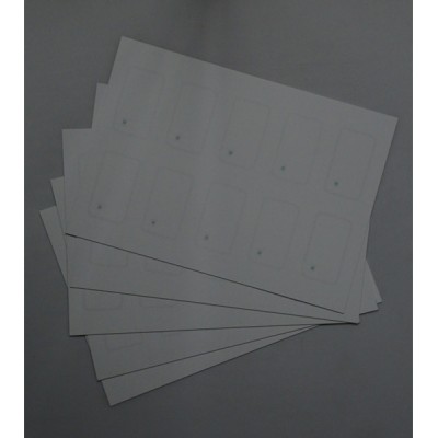 13,56 MHZ A4 mise en page Ntag213 puce NFC Card Inlay