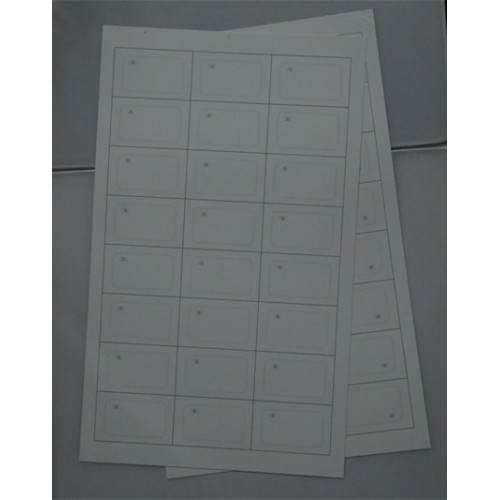 3 x 8 lay-out ultralichte Chip RFID NFC kaart InlayNFC Inlay Sheet